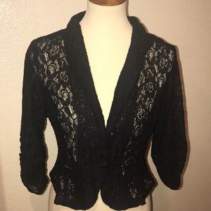Lace blazer